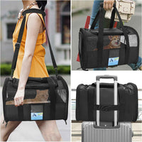 TSA-Approved Soft Pet Carrier — Airline-Ready for Cats & Small Dogs Up to 15 lbs