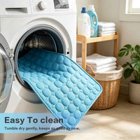 Dog & Cat Cooling Mat — Pressure-Activated, Washable & Non-Slip