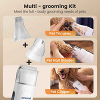 7-in-1 Dog Grooming Vacuum Kit — Quiet Pet Grooming & Shedding Tool for Dogs & Cats