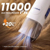 7-in-1 Dog Grooming Vacuum Kit — Quiet Pet Grooming & Shedding Tool for Dogs & Cats