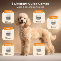 7-in-1 Dog Grooming Vacuum Kit — Quiet Pet Grooming & Shedding Tool for Dogs & Cats