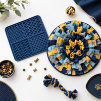 Calm Dog Starter Pack — Lick Mat and Snuffle Mat enrichment bundle flatlay