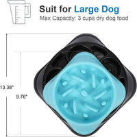 Slow Feeder Dog Bowl — Maze Design for Healthy Eating & Mental Stimulation
