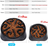Slow Feeder Dog Bowl — Maze Design for Healthy Eating & Mental Stimulation