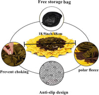 Snuffle Mat for Dogs — Foraging Puzzle Toy for Mental Stimulation & Slow Feeding