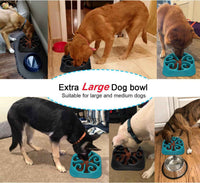 Slow Feeder Dog Bowl — Maze Design for Healthy Eating & Mental Stimulation