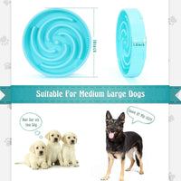 Large Slow Feeder Bowl for Dogs — Non-Slip Maze Design for Healthy Eating