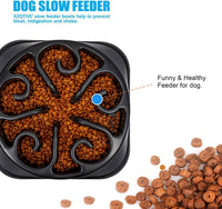Slow Feeder Dog Bowl — Maze Design for Healthy Eating & Mental Stimulation