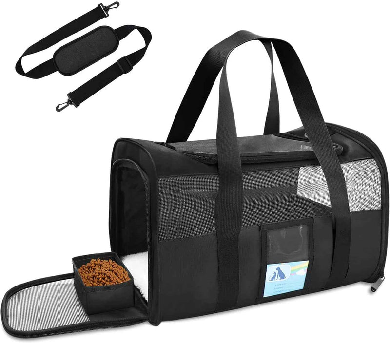 TSA-Approved Soft Pet Carrier — Airline-Ready for Cats & Small Dogs Up to 15 lbs