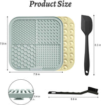 Lick Mat for Dogs & Cats (2-Pack) — Calm, Enrichment & Slow Feeding